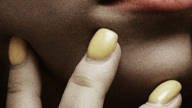 Ongle devient jaune